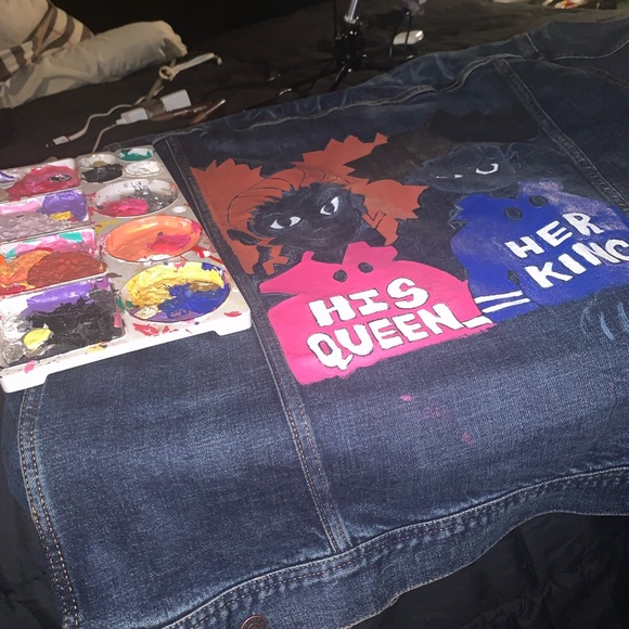 Hand painted Jackets - Picture 4 of 4